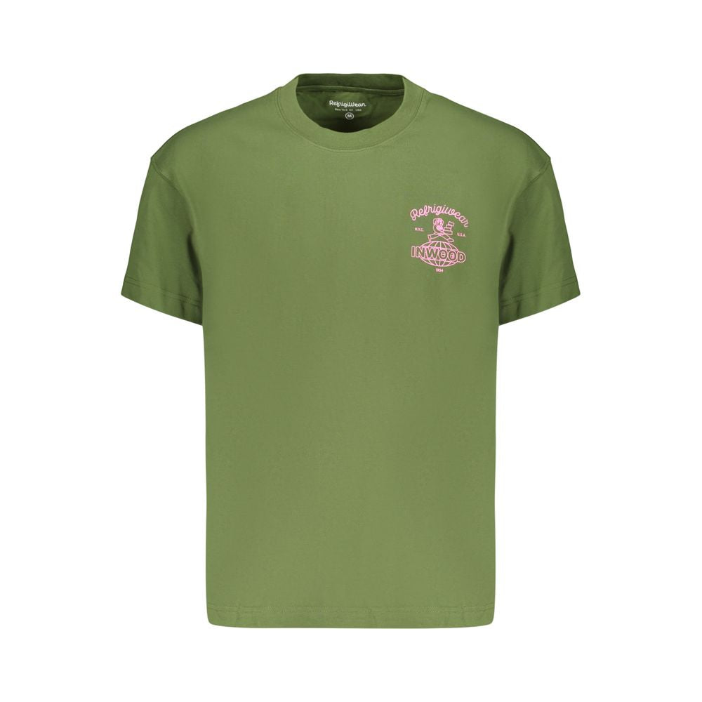 Refrigiwear Green Cotton Men's T-Shirt | Regal Royce