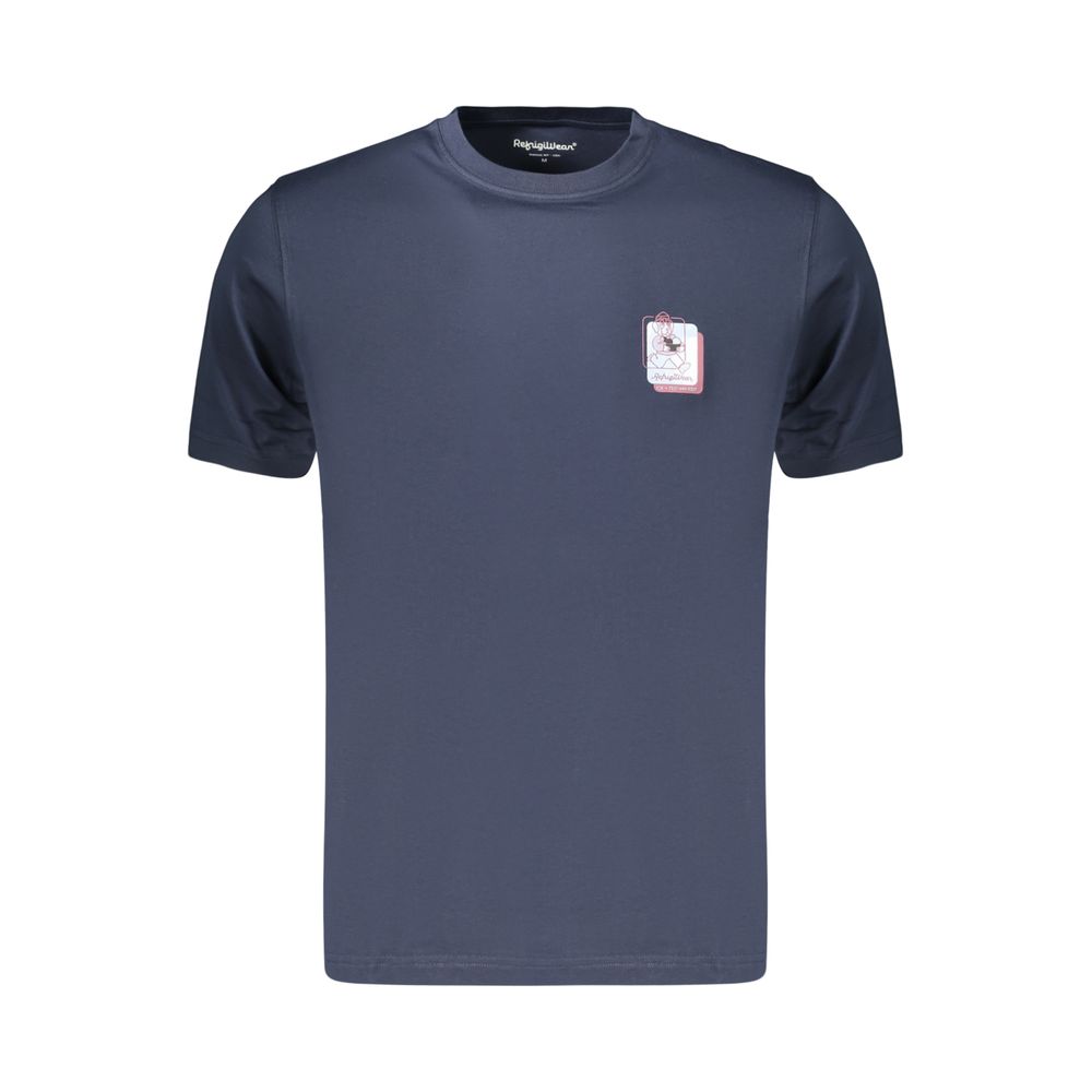 Refrigiwear Blue Cotton Men's T-Shirt | Regal Royce