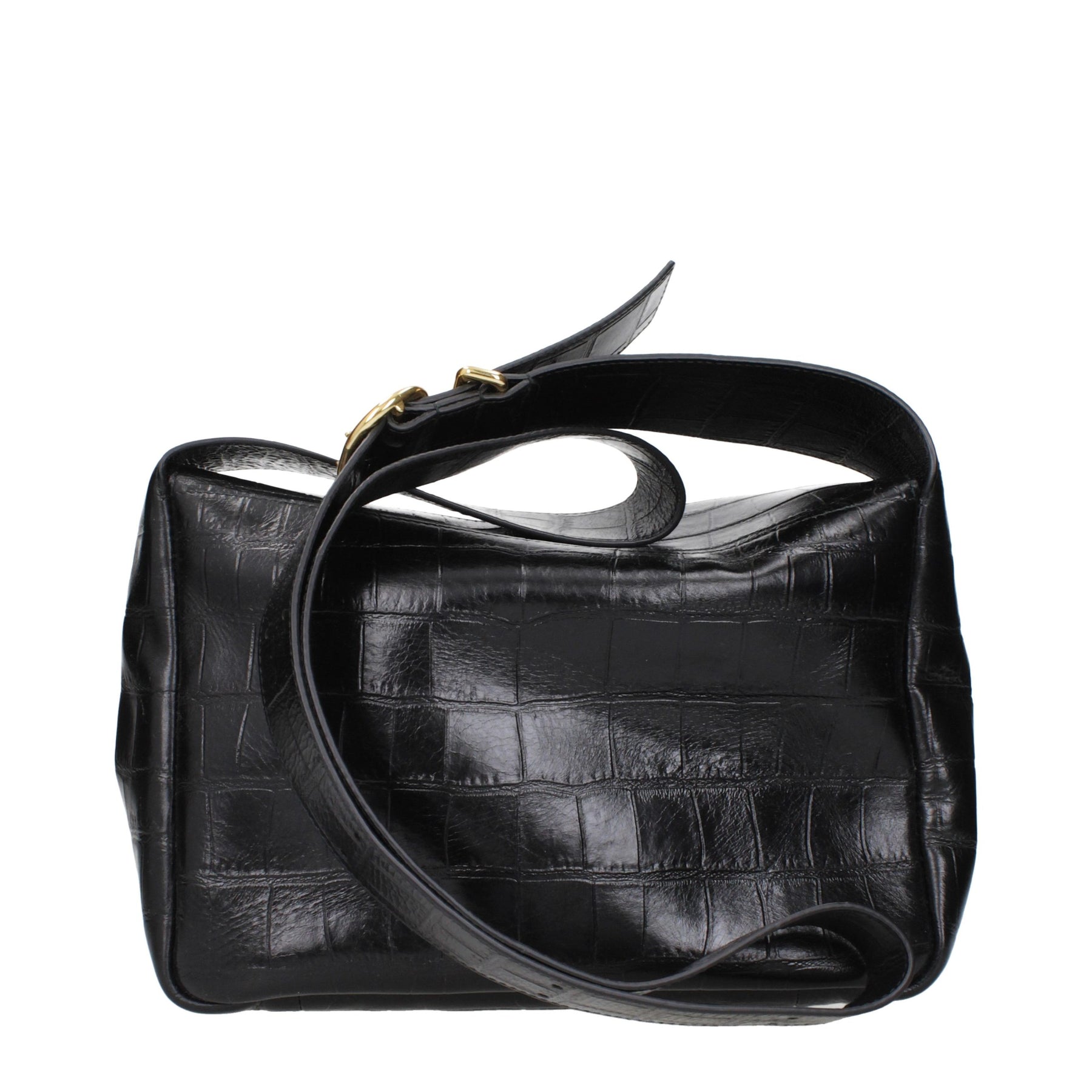 Jil Sander Black Leather Crossbody Bag | Regal Royce