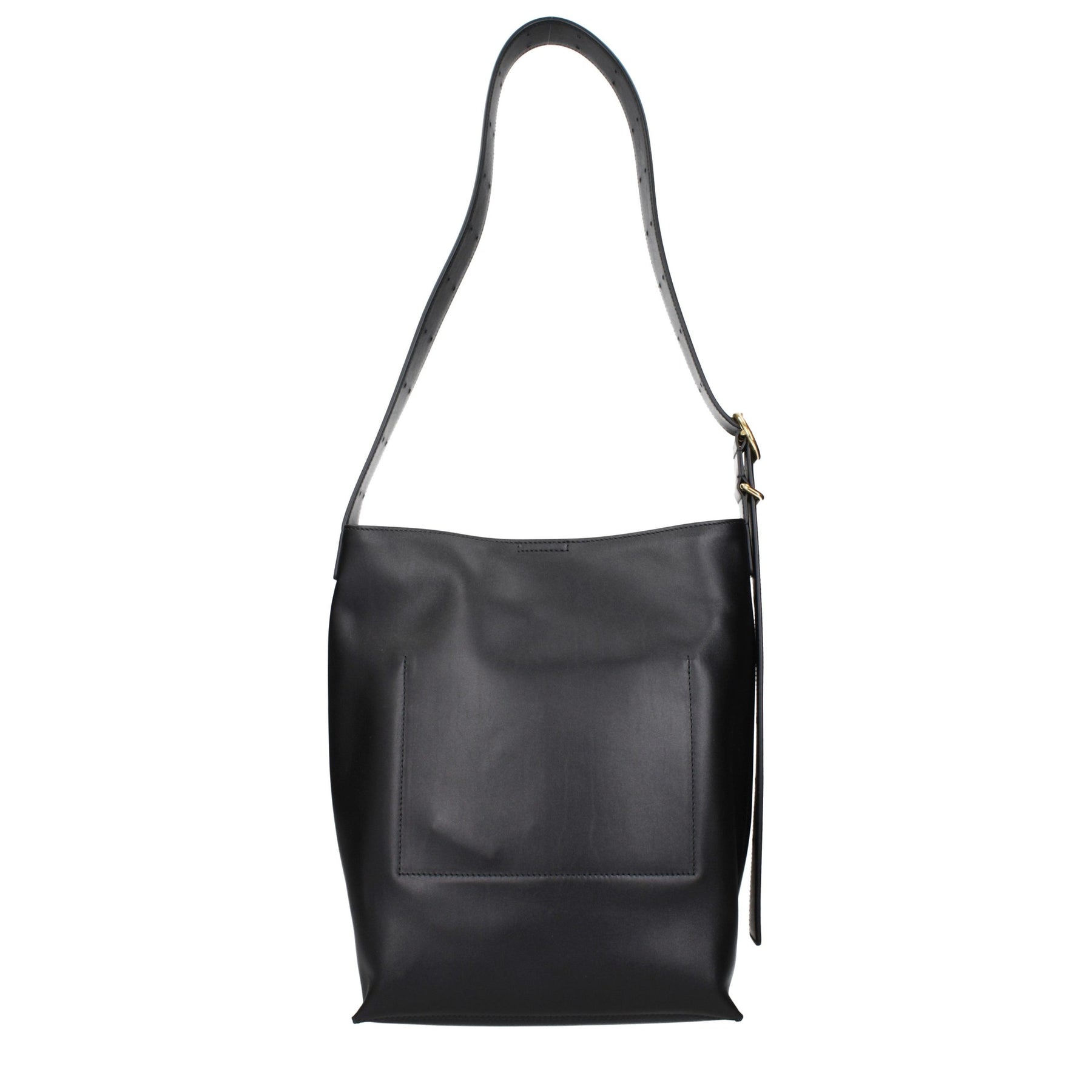 Jil Sander Black Leather Crossbody Bag | Regal Royce
