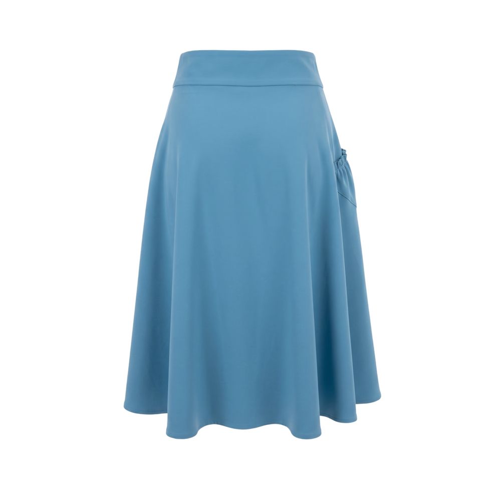 Trussardi Jeans Blue Polyester Women Skirt | Regal Royce