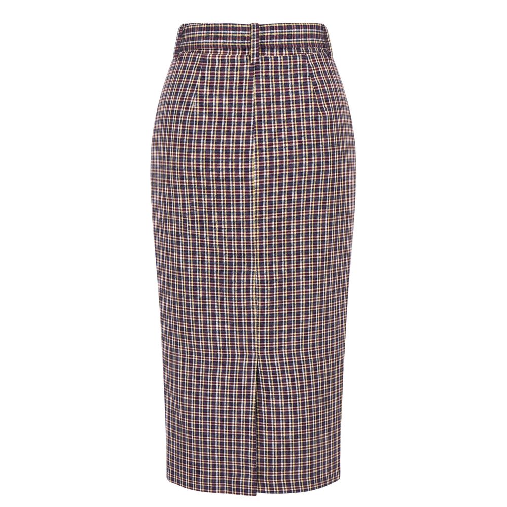 Trussardi Jeans Black Cotton Women Skirt | Regal Royce