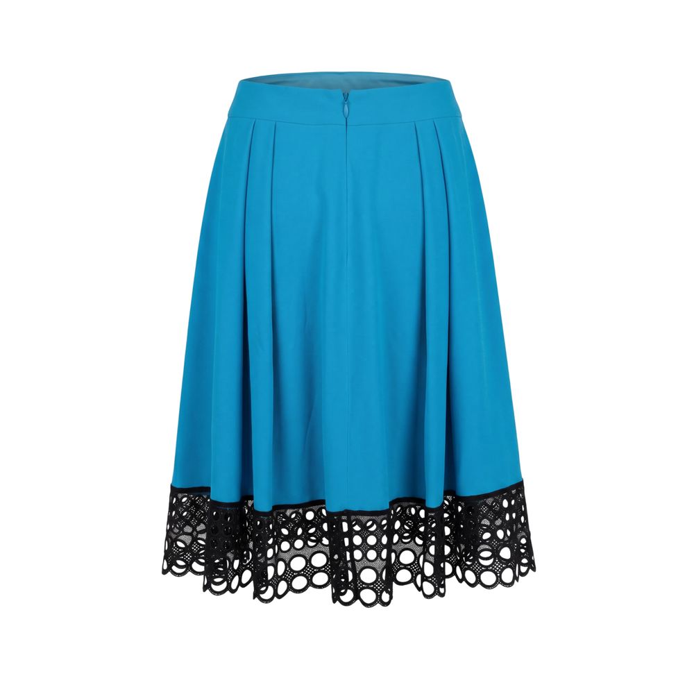 Trussardi Blue Acetate Women Skirt | Regal Royce