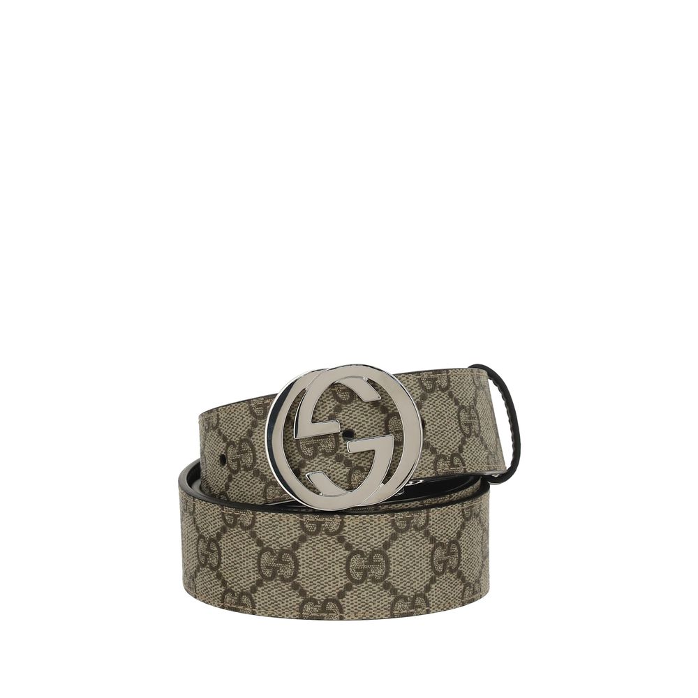 Gucci Brown Cotton Regular Belt | Regal Royce