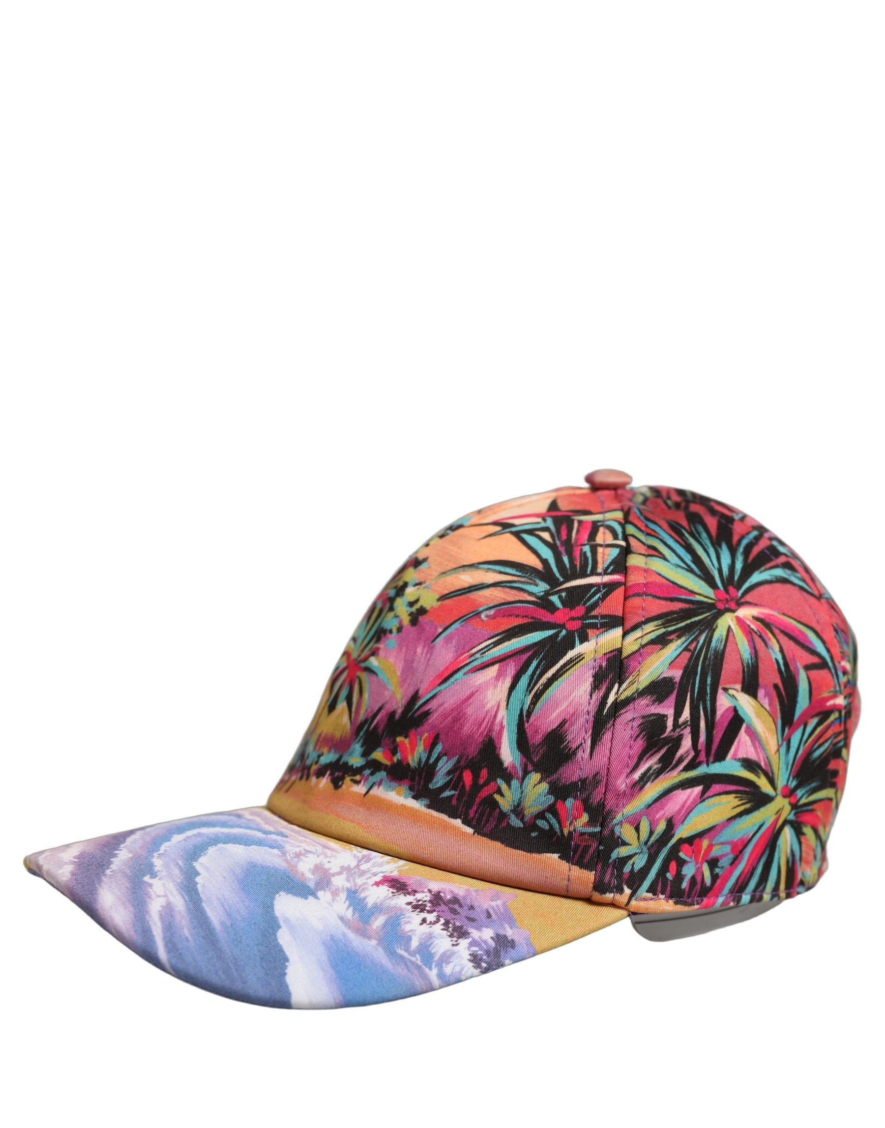 Dolce & Gabbana Multicolor Tropical Themed Baseball Capello Hat | Regal Royce