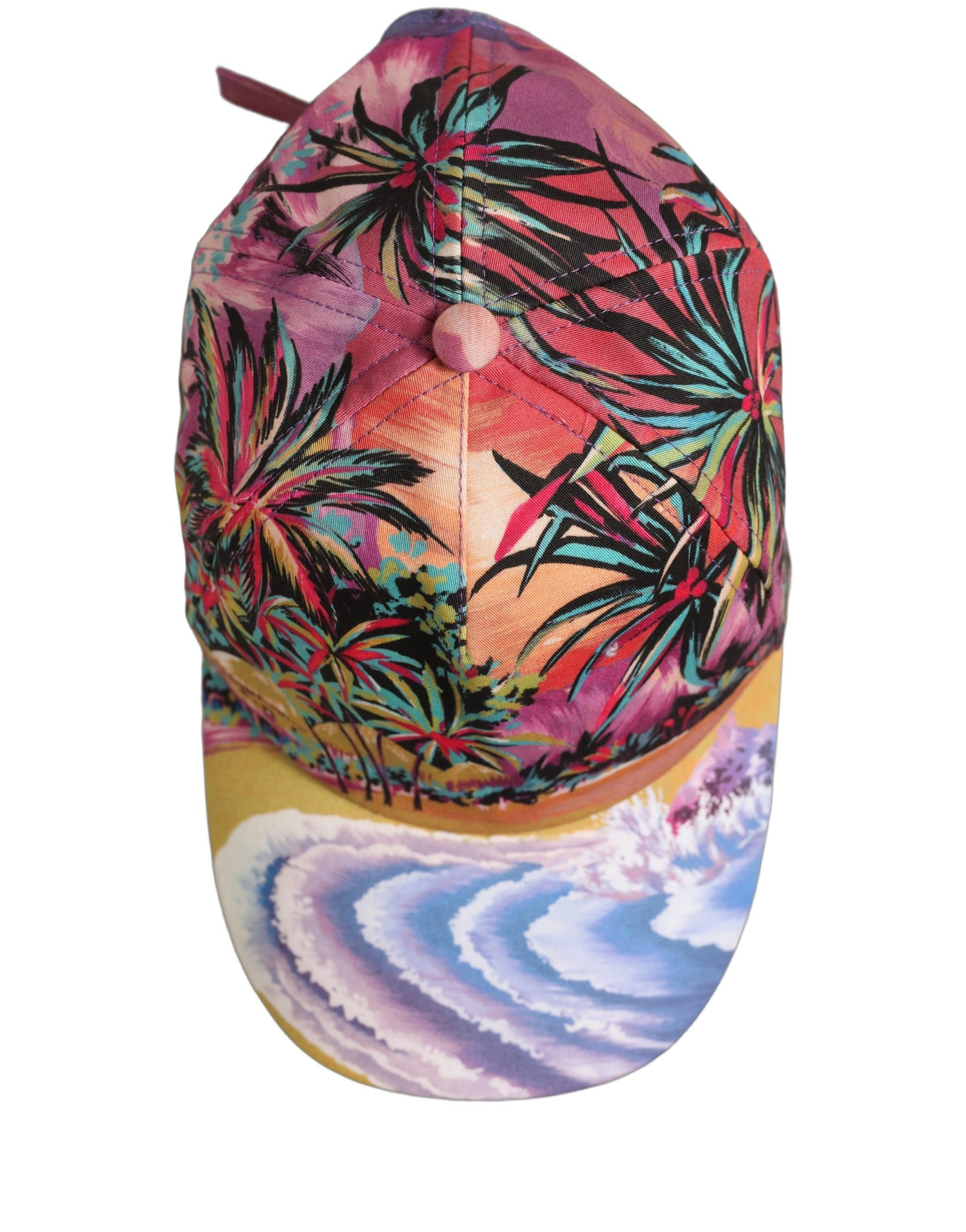 Dolce & Gabbana Multicolor Tropical Themed Baseball Capello Hat | Regal Royce