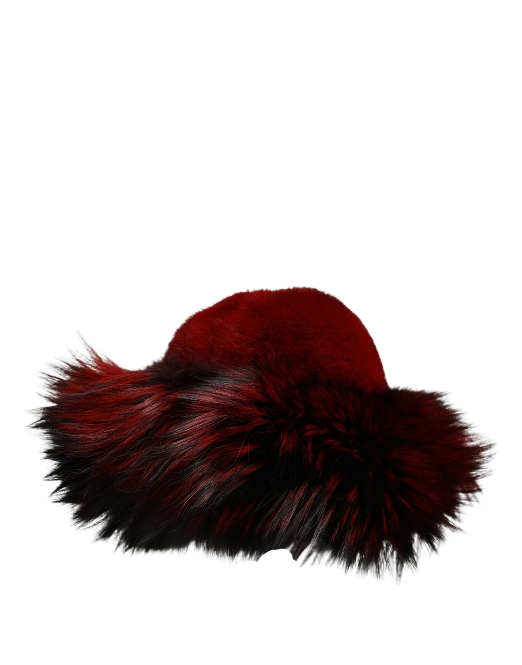 Dolce & Gabbana Red Fox Mink Fur Womens Bucket Capello Hat | Regal Royce