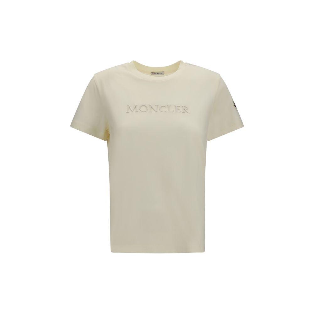 Moncler Beige Cotton T-Shirt | Regal Royce