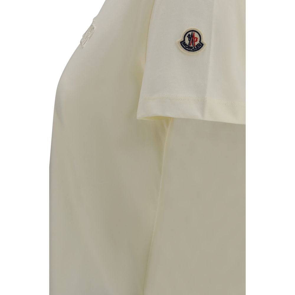 Moncler Beige Cotton T-Shirt | Regal Royce