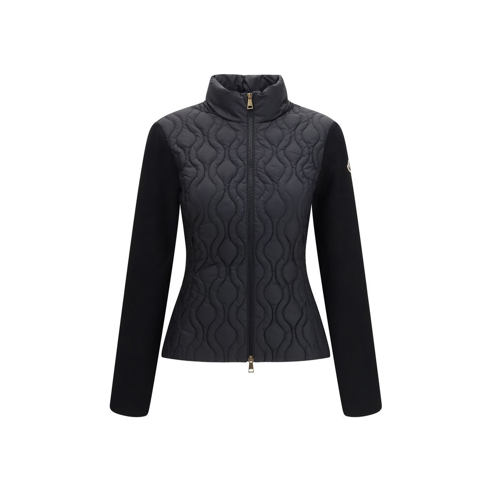 Moncler Black Cotton Shell Jacket | Regal Royce