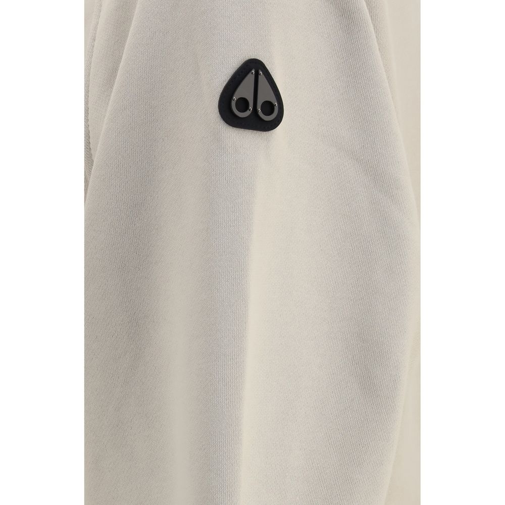 Moose Knuckles Beige Cotton Sweatshirt | Regal Royce