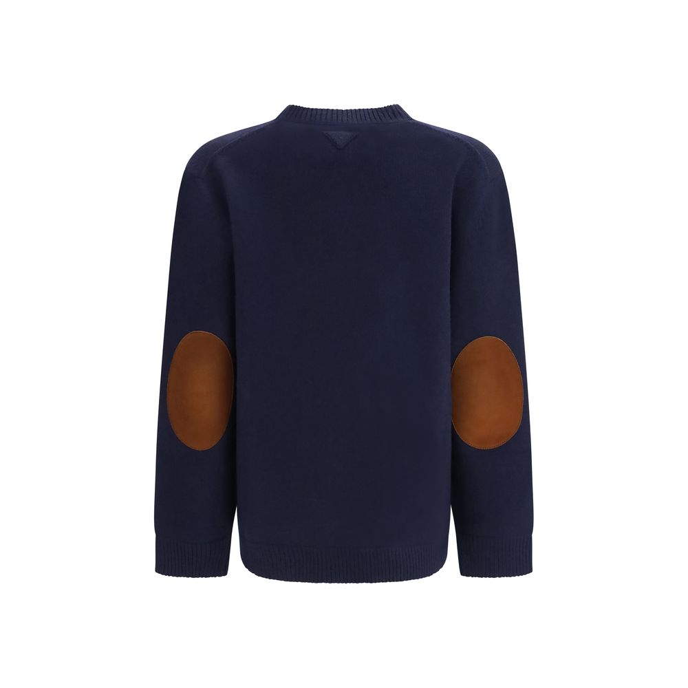Prada Blue Wool Oves Aries Sweatshirt | Regal Royce