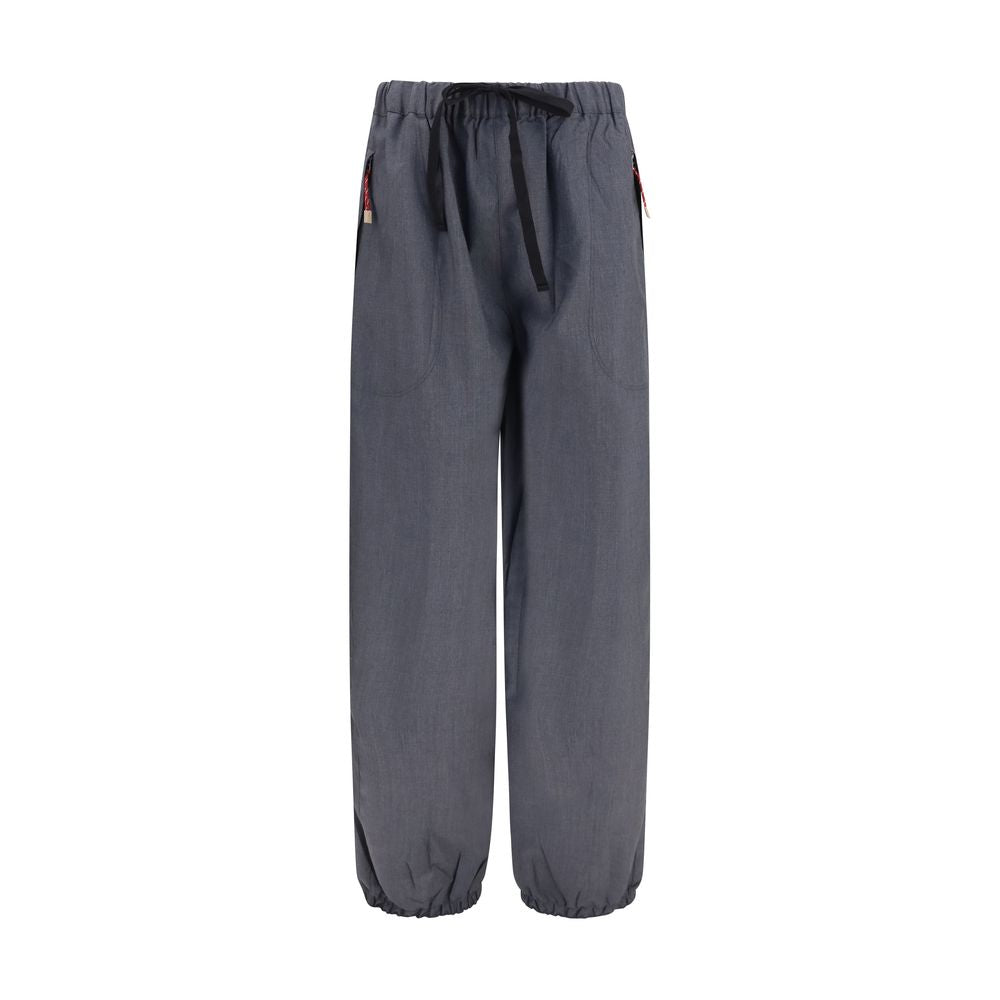 Prada Gray Wool Oves Aries Casual Pants | Regal Royce