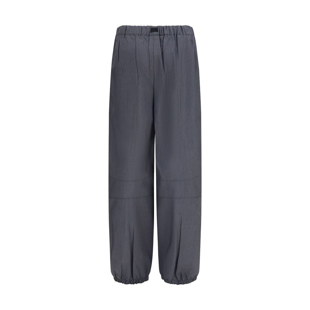 Prada Gray Wool Oves Aries Casual Pants | Regal Royce