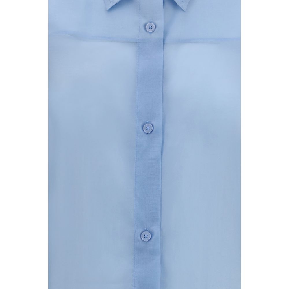 The Latest Blue Wool Oves Aries Dress Shirt | Regal Royce