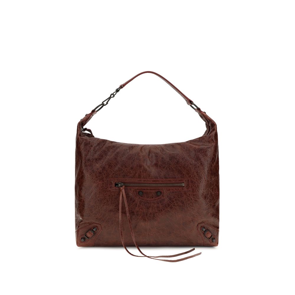 Balenciaga Bordeaux Lamb Ovis Aries Aries Shoulder Bag | Regal Royce