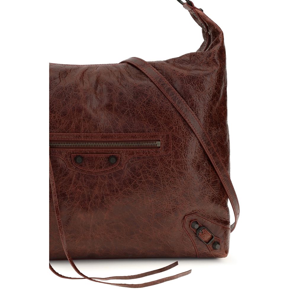 Balenciaga Bordeaux Lamb Ovis Aries Aries Shoulder Bag | Regal Royce