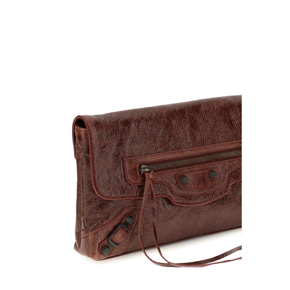 Balenciaga Bordeaux Lamb Ovis Aries Aries Clutch Bag | Regal Royce