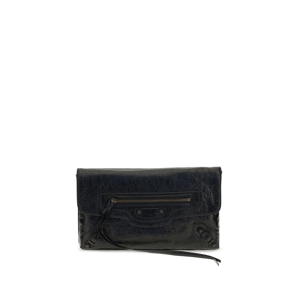 Balenciaga Black Lamb Ovis Aries Aries Clutch Bag | Regal Royce