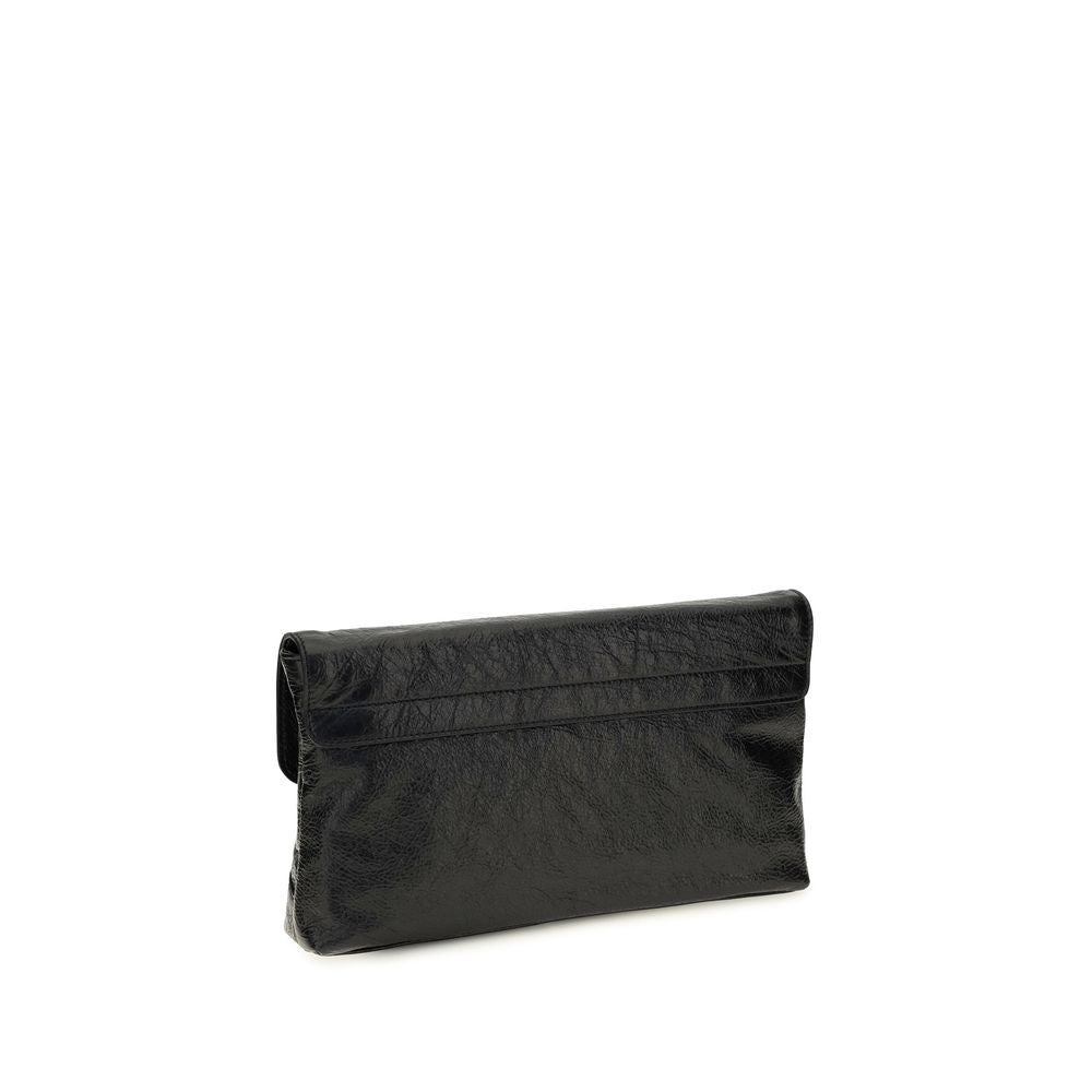 Balenciaga Black Lamb Ovis Aries Aries Clutch Bag | Regal Royce
