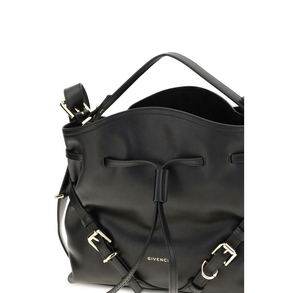 Givenchy Black Calf Leather Bos Taurus Backet Bag | Regal Royce