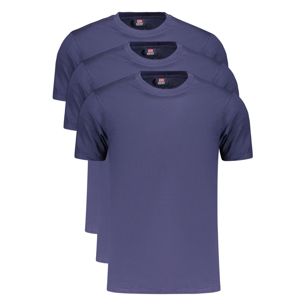 Norway 1963 Blue Cotton Men's T-Shirt | Regal Royce