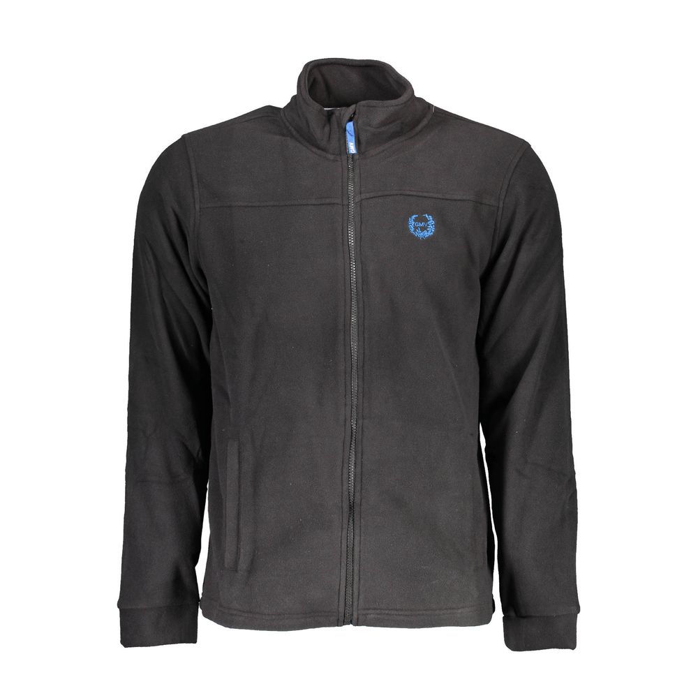 Gianmarco Venturi Black Polyester Men's Sweatshirt | Regal Royce