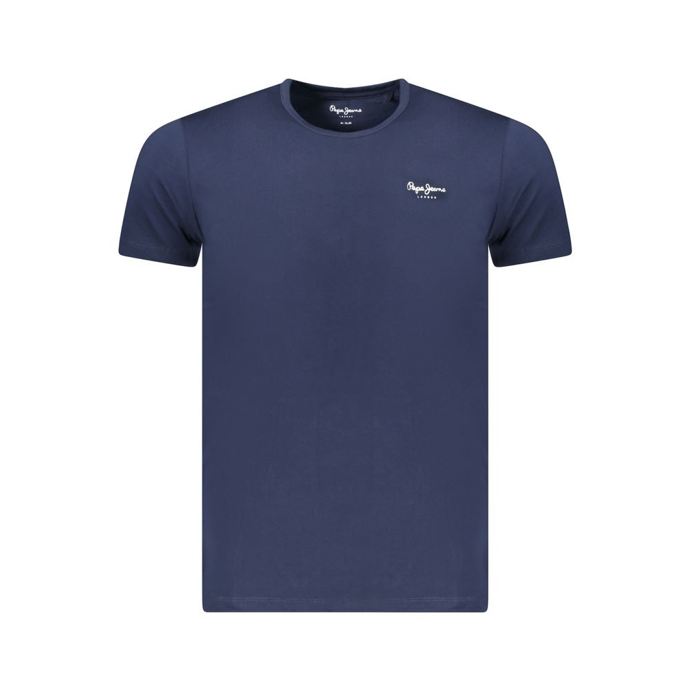 Pepe Jeans Blu Cotton Men T-Shirt | Regal Royce