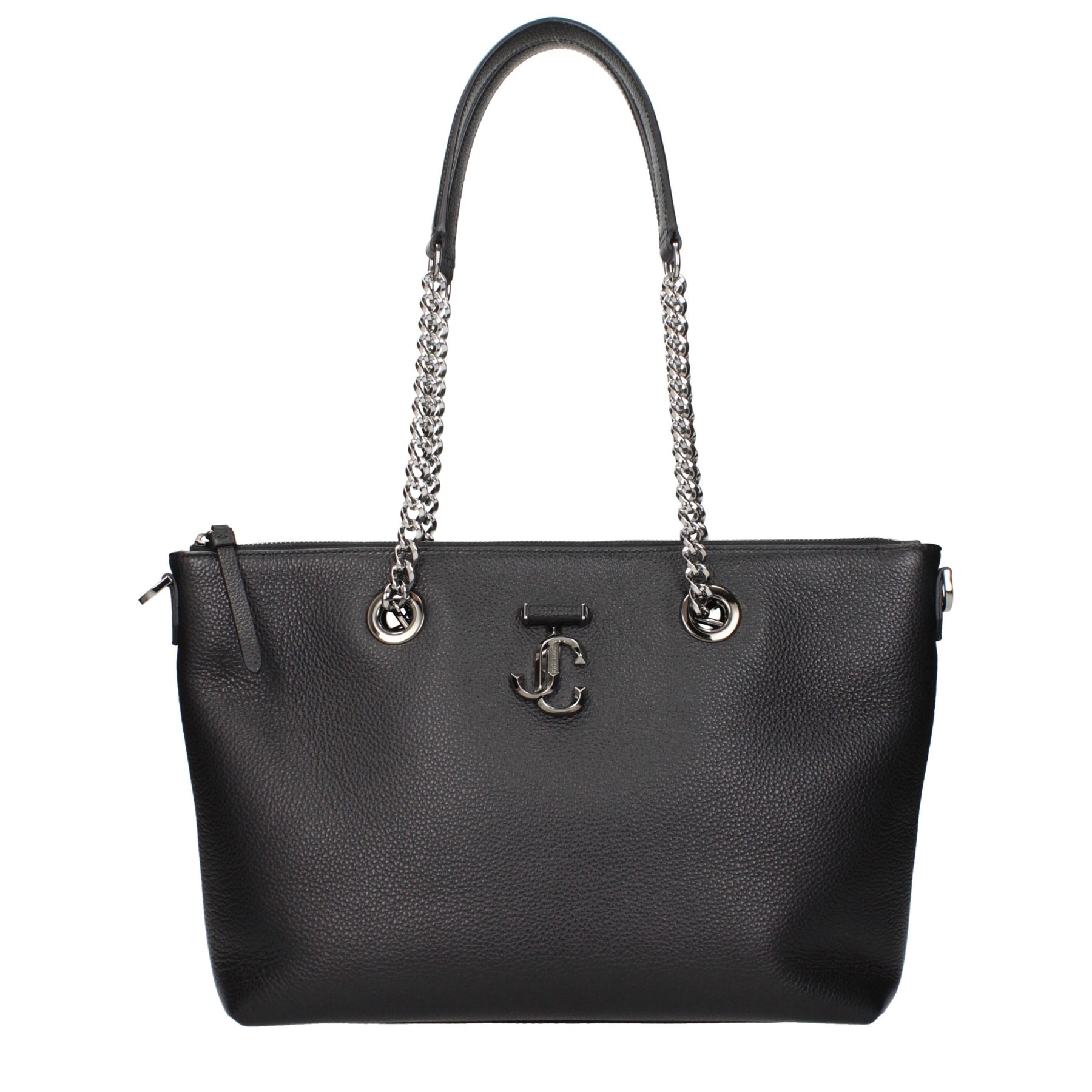 Jimmy Choo Black Leather Shoulder Bag | Regal Royce