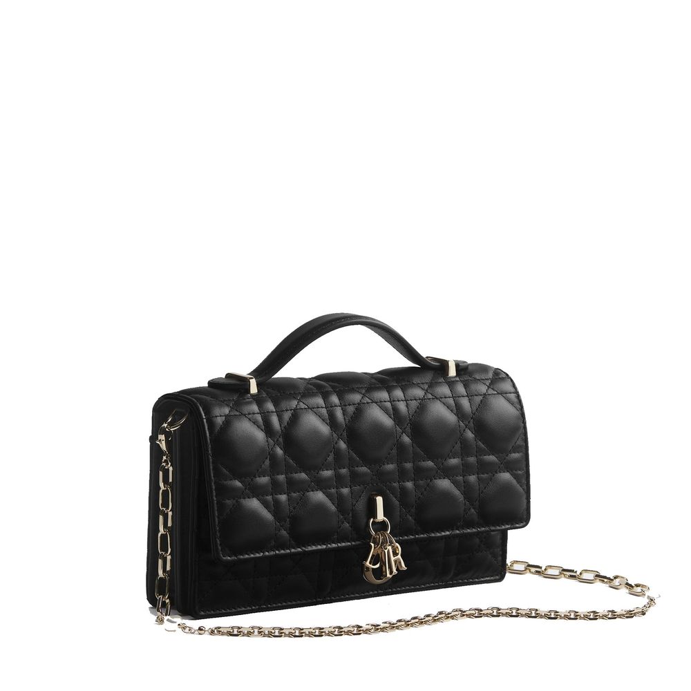 Dior Black Leather Shoulder Bag | Regal Royce