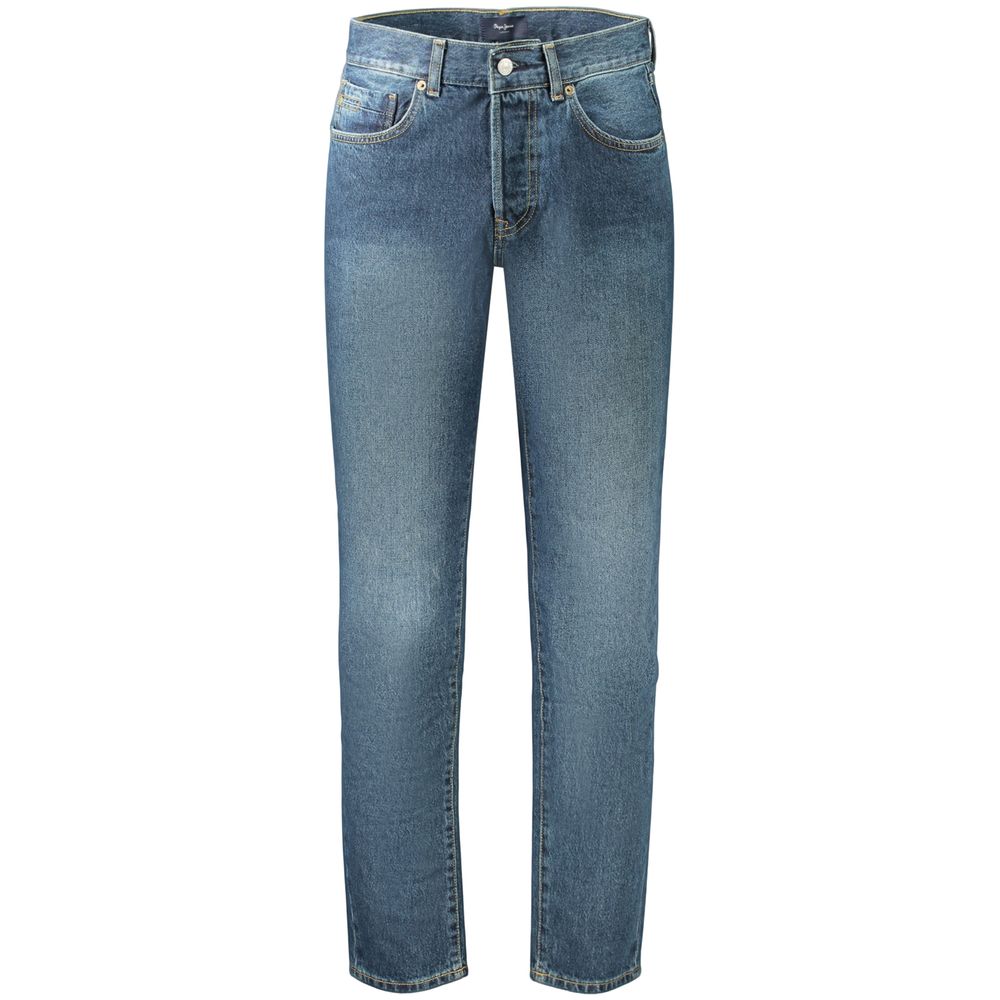 Pepe Jeans Blu Cotton Men's Jean | Regal Royce