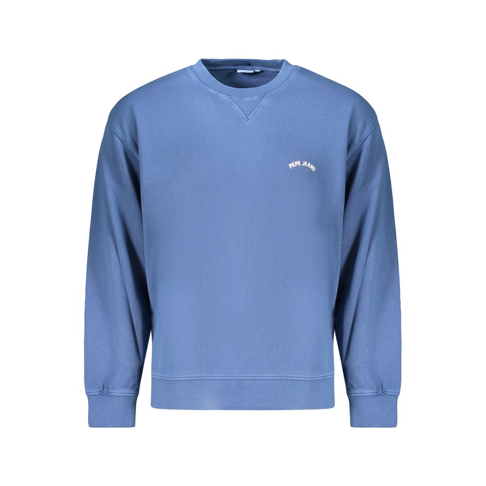 Pepe Jeans Blue Cotton Men's Sweatshirt | Regal Royce