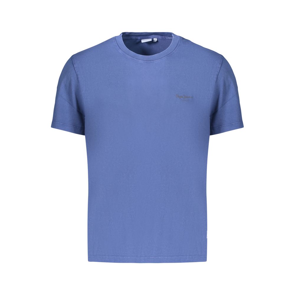 Pepe Jeans Blue Cotton Male T-Shirt | Regal Royce