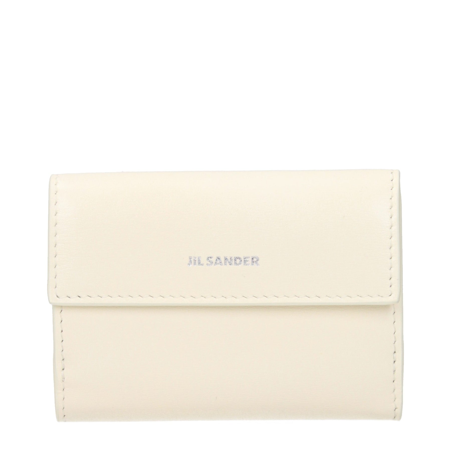 Jil Sander White Leather Wallet | Regal Royce