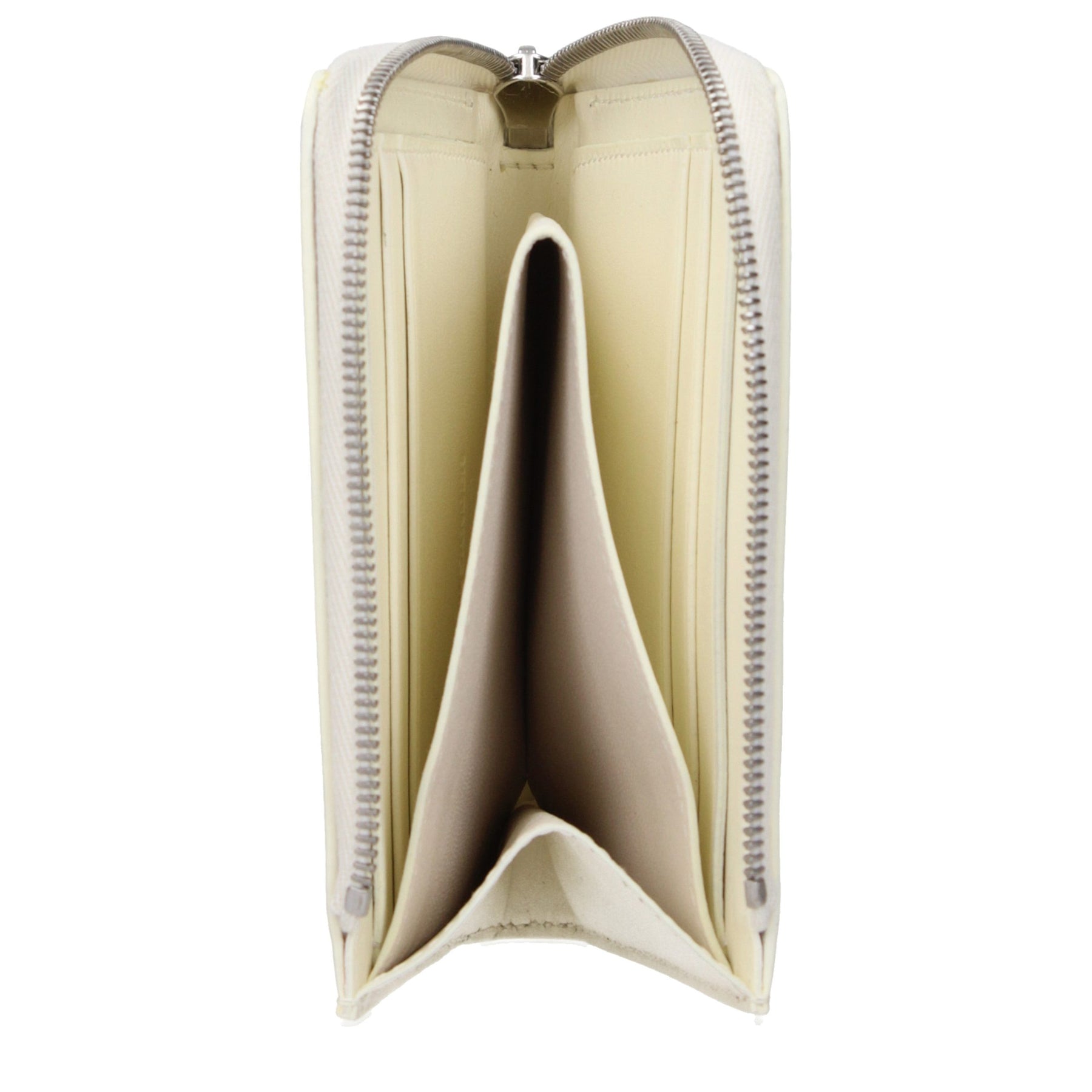 Jil Sander White Leather Wallet | Regal Royce