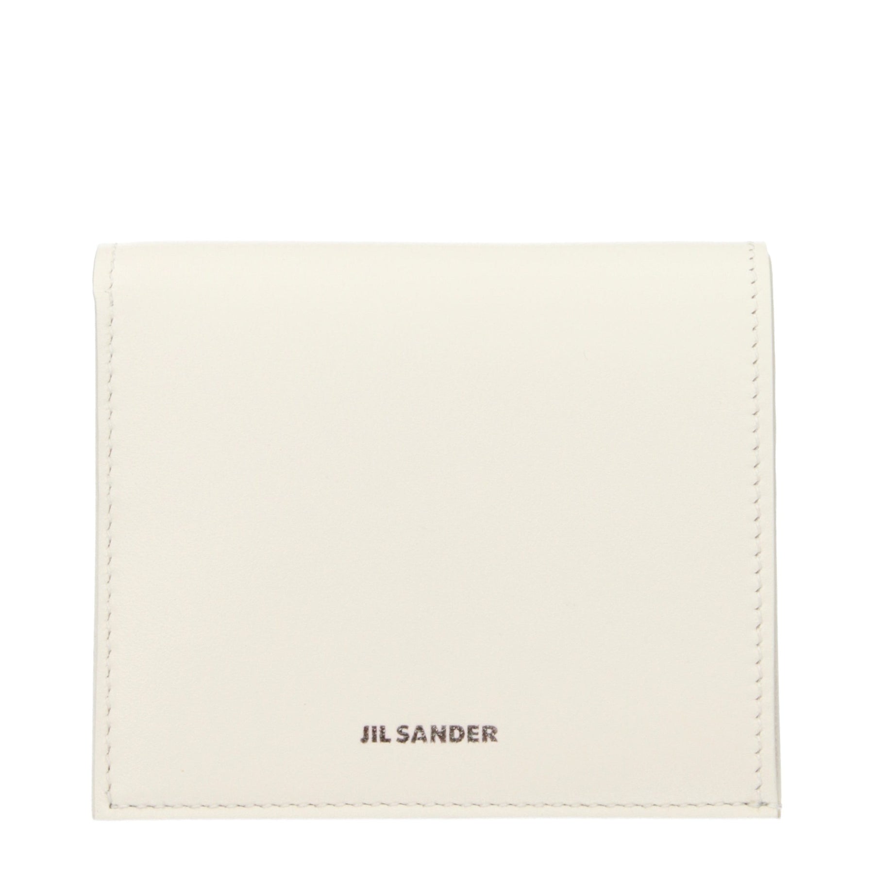 Jil Sander White Leather Wallet | Regal Royce