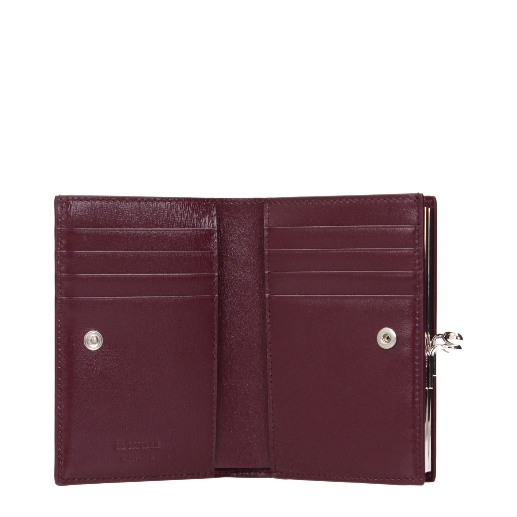 Jil Sander Red Leather Wallet | Regal Royce