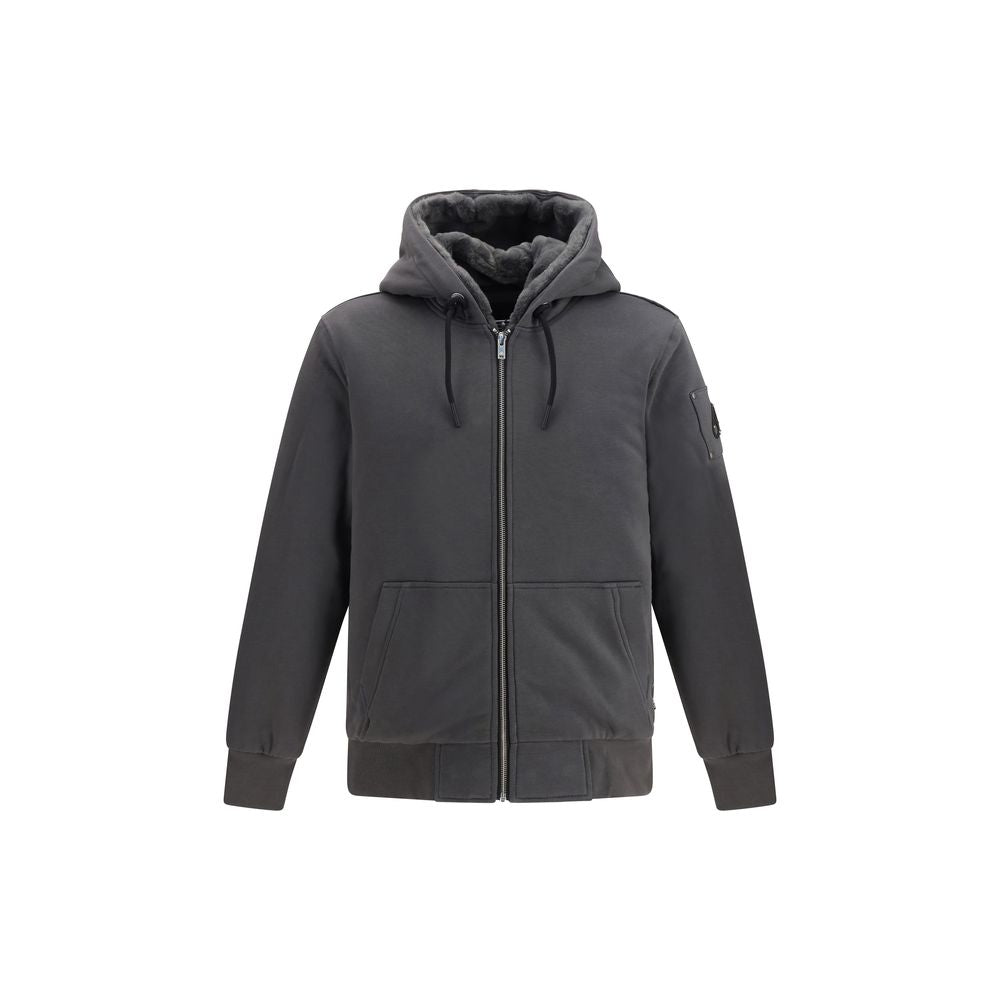 Moose Knuckles Gray Polyester Sweatshirt | Regal Royce