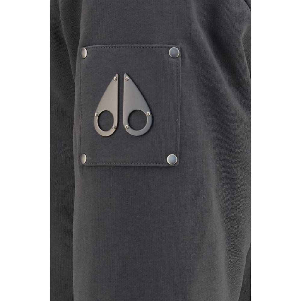 Moose Knuckles Gray Polyester Sweatshirt | Regal Royce