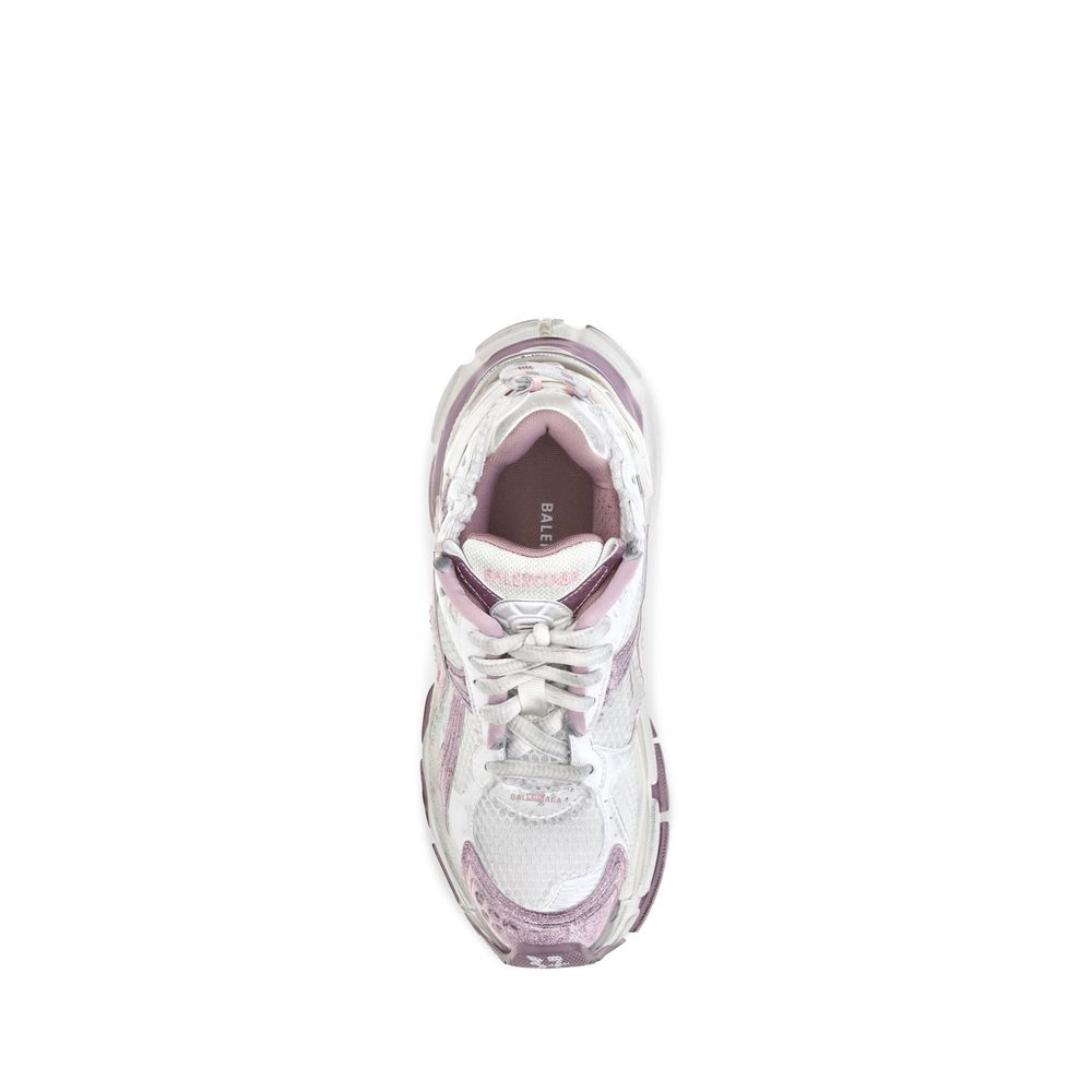 Balenciaga Purple Polyester Athletic Sneakers | Regal Royce