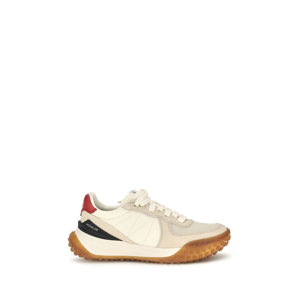 Moncler Beige Polyamide Athletic Sneakers | Regal Royce
