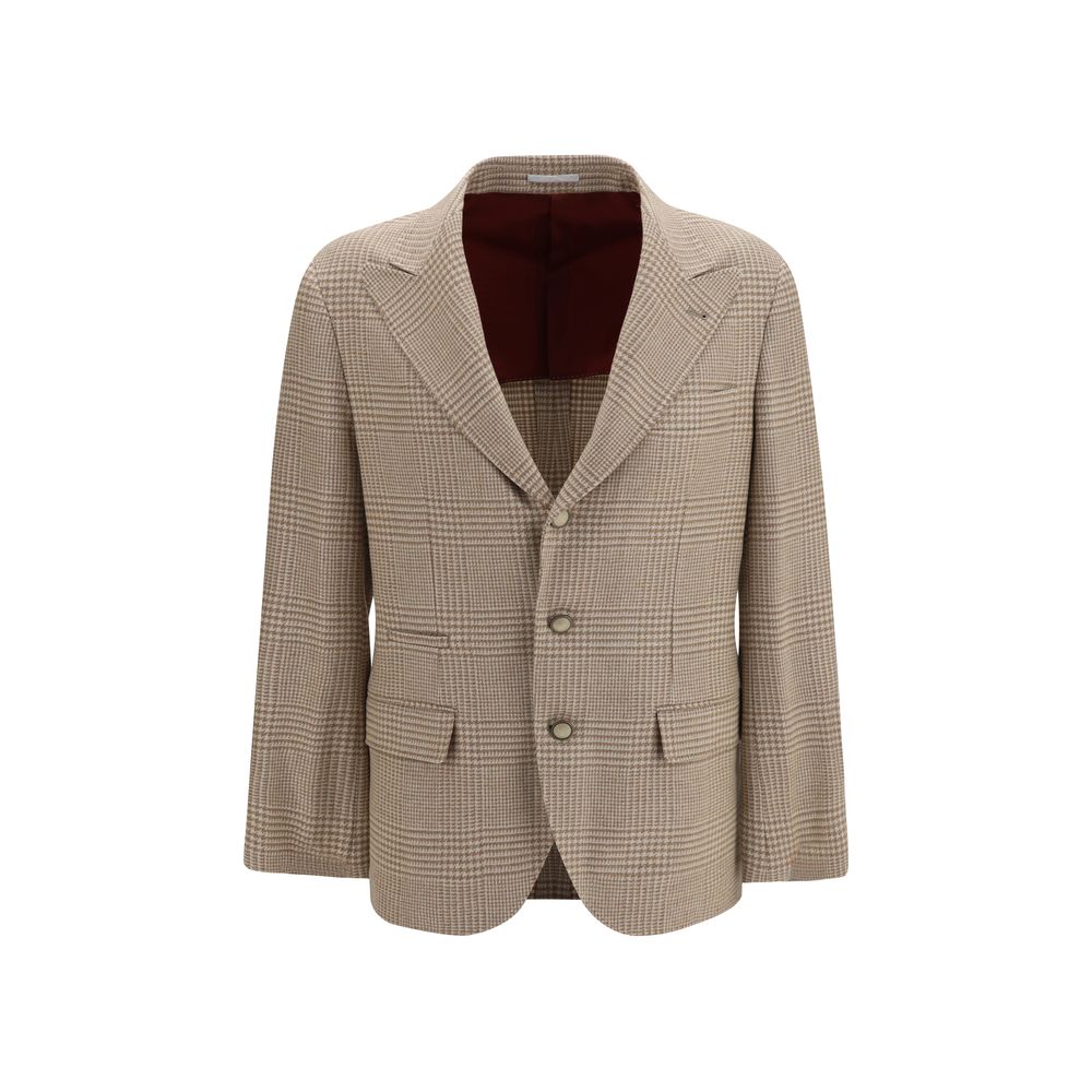 Brunello Cucinelli Beige Cotton Blazer | Regal Royce