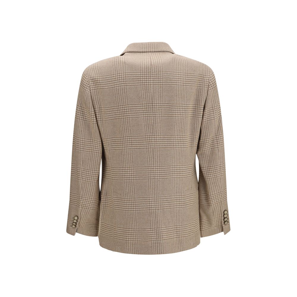 Brunello Cucinelli Beige Cotton Blazer | Regal Royce