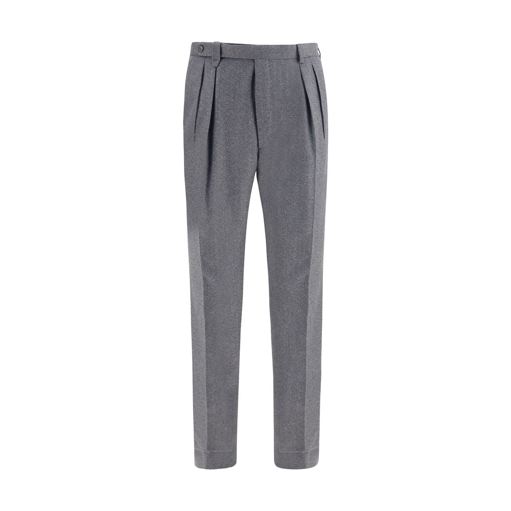 Brioni Gray Wool Oves Aries Casual Pants | Regal Royce