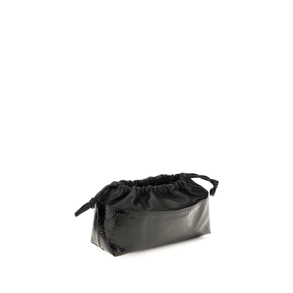 Pierre Hardy Black Calf Leather Bos Taurus Shoulder Bag | Regal Royce