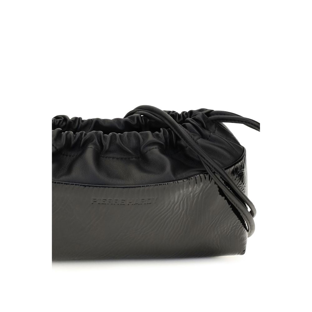 Pierre Hardy Black Calf Leather Bos Taurus Shoulder Bag | Regal Royce