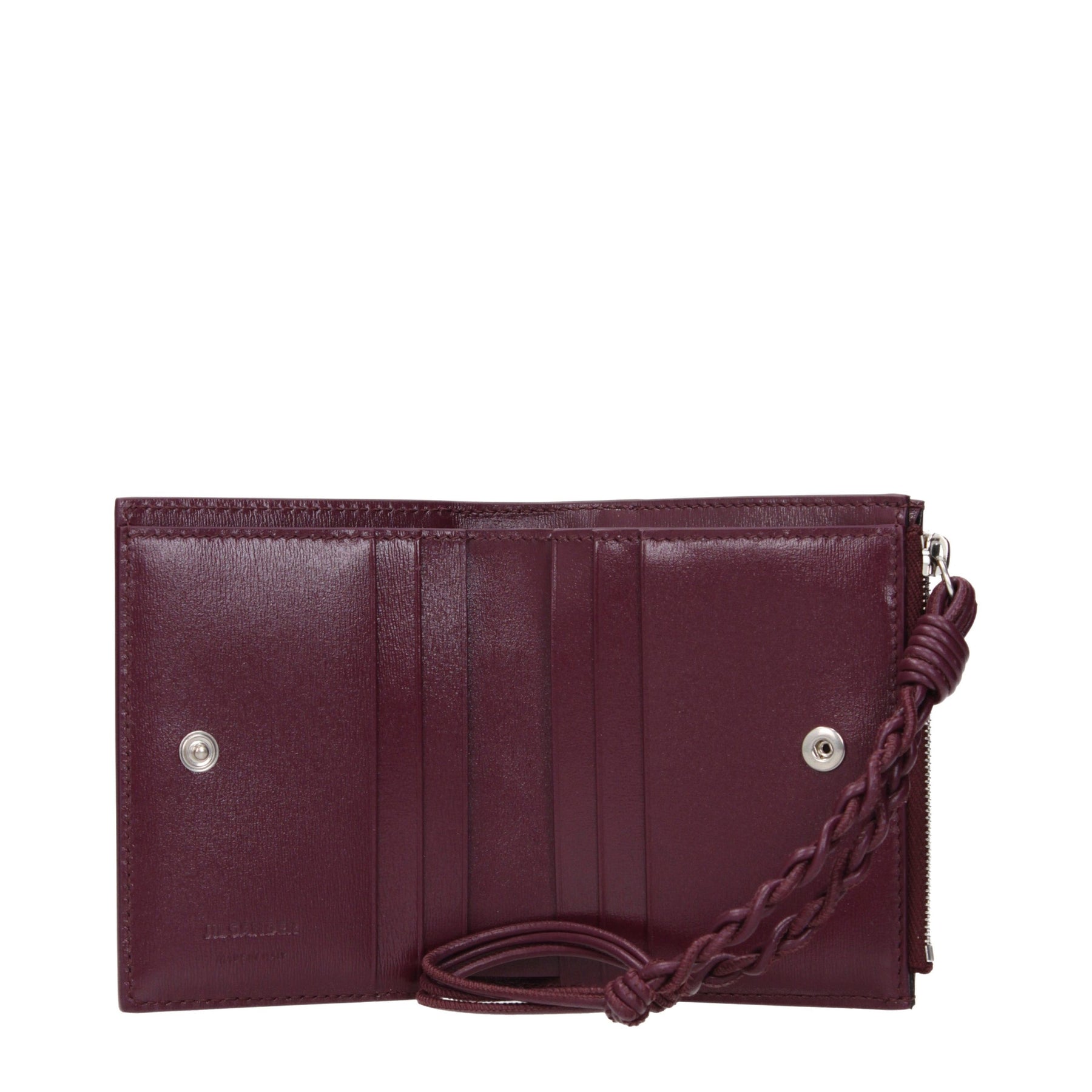Jil Sander Red Leather Wallet | Regal Royce