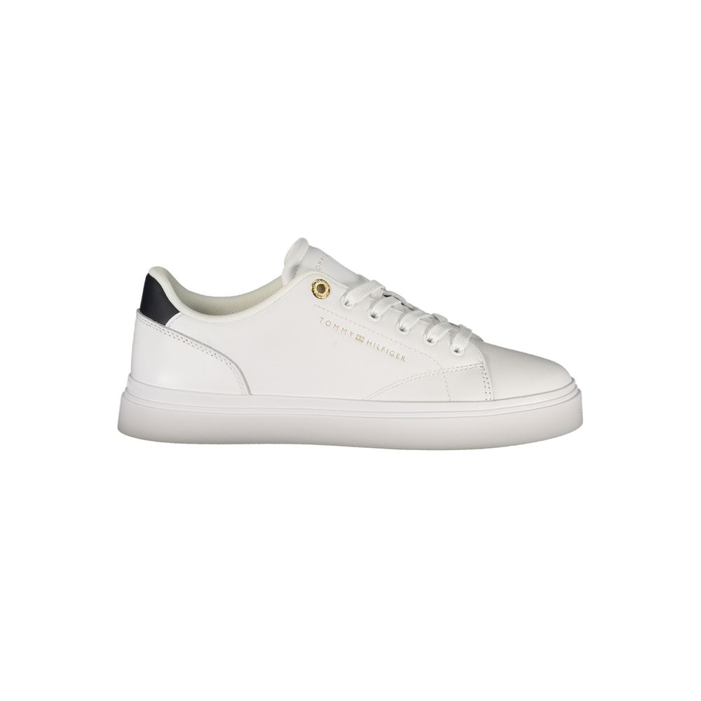 Tommy Hilfiger Bianco Polyurethane Women's Sneaker | Regal Royce