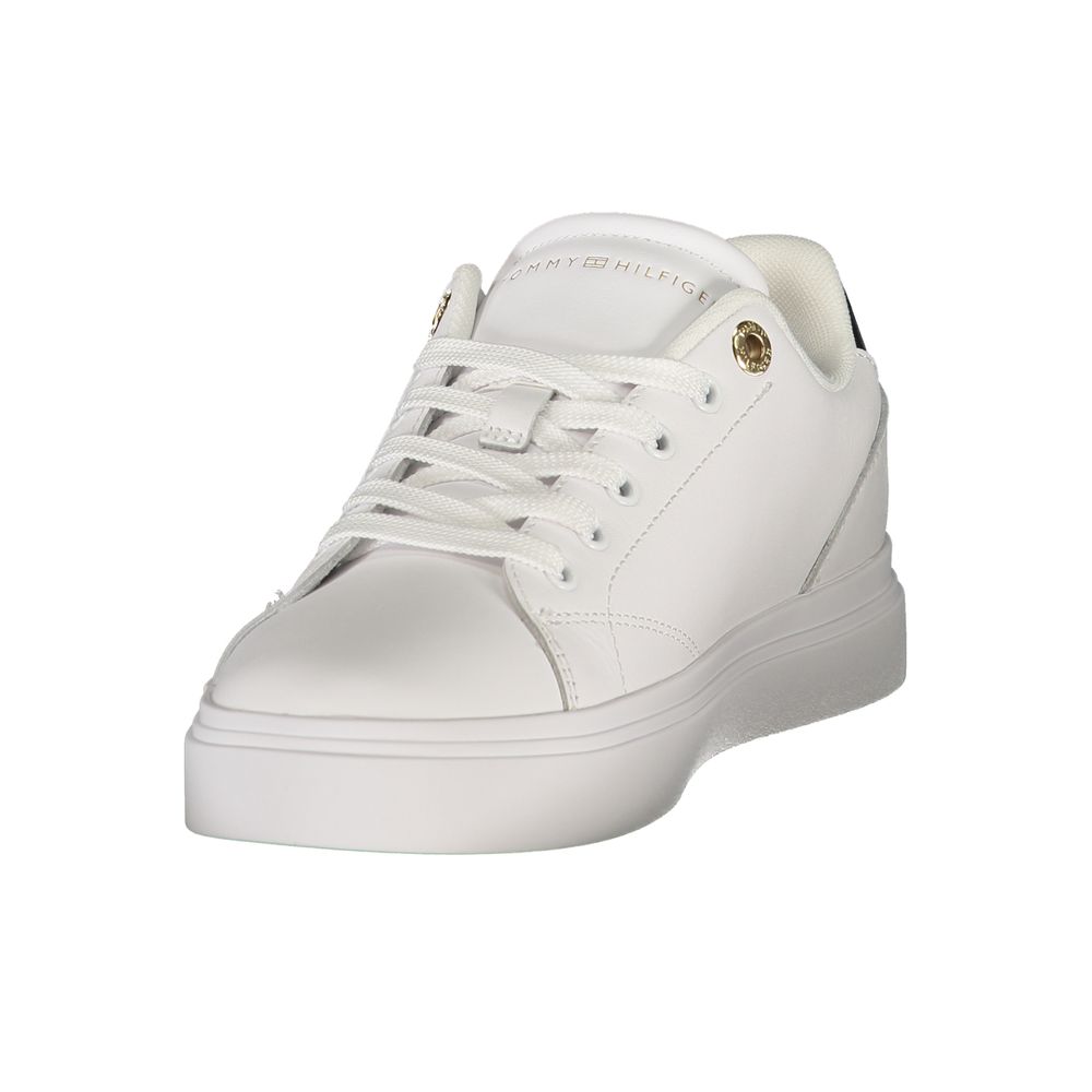 Tommy Hilfiger Bianco Polyurethane Women's Sneaker | Regal Royce