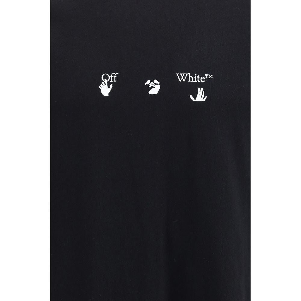 Off-White Black Cotton T-Shirt | Regal Royce